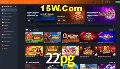 Biblioteca de slots populares na 22pg